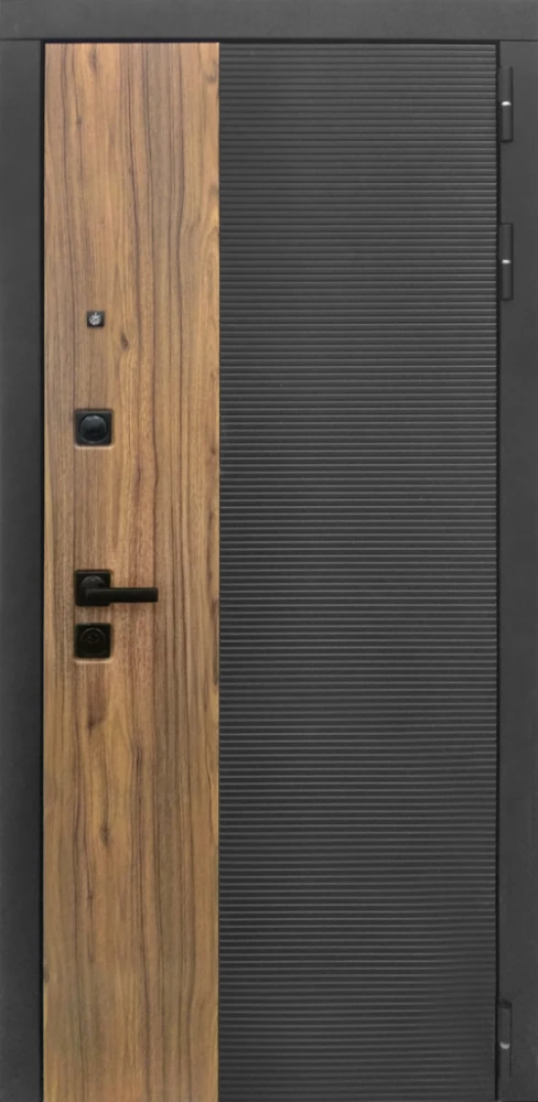 Входная дверь ДвериПРО Модель Л-46 ФЛ-256 (10мм, Бетон снежный) DPRO227580 внешняя сторона
